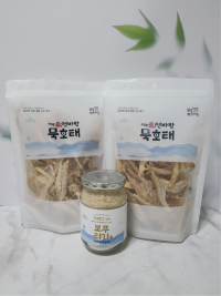 [묵호덕장마을]국내건조 언바람묵호태 선물세트(150g x 150g × 80g)